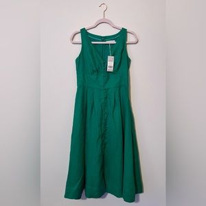 NWT Boden Jemima Linen Midi Dress